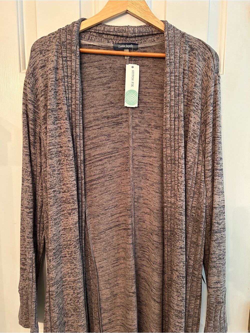NWT Laila Jayde Tristian Ribbed Detail Cardigan Size 2X Stitch Fix